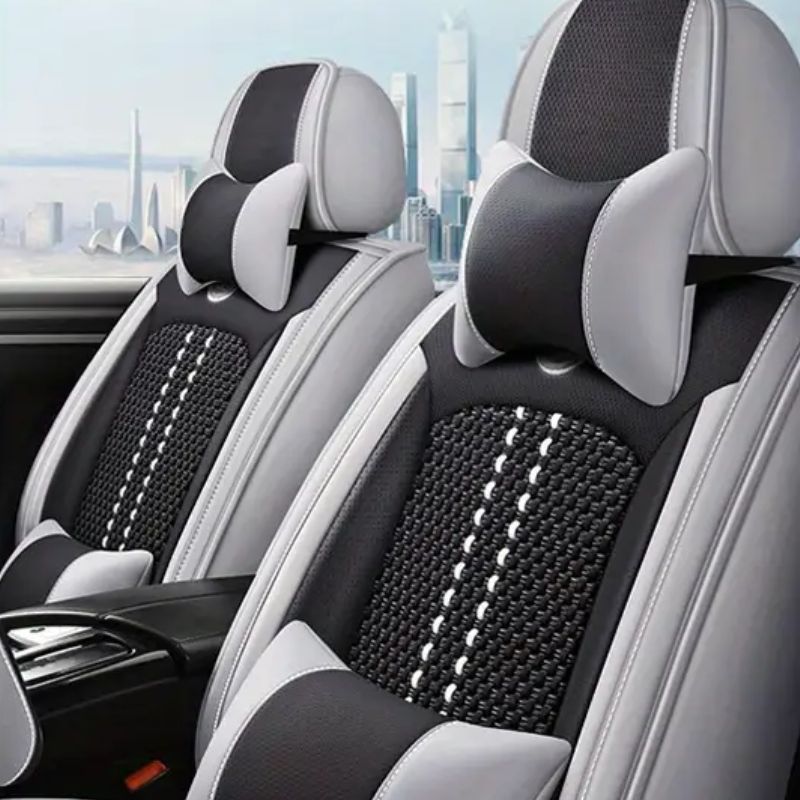 [Sob Medida] Kit Capa Para Banco de Carro Autoluxe em Couro Legítimo com AirBag + Brindes: Tapetes Automotivos e Capa de Volante